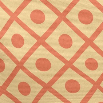 Cross Diamond Dots Pongee