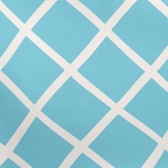 White Line Cross Grid Pongee