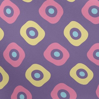 Two-Color Square With Dots Pongee