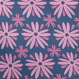 Playful Pink Flower Pongee