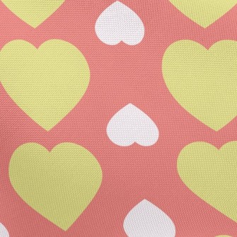 Arrange Hearts Upside Down Pongee