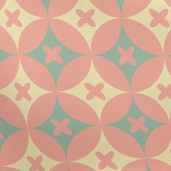 Radiant Flower Splicing Pongee