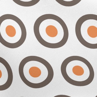 Simple Circle Point Pongee