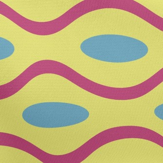 Psychedelic Waves Pongee