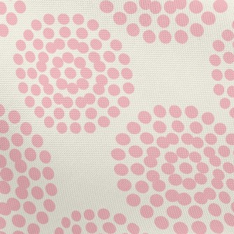 Dot Combination Flowers Pongee