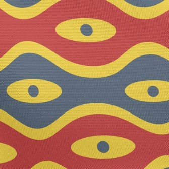 Psychedelic Waves Pongee