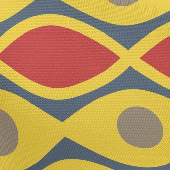Dot Ellipse Wave Pongee