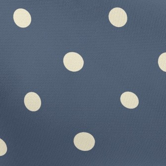 Classic Navy Polka Dots Pongee