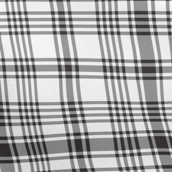 Versatile Black And White Plai Pongee