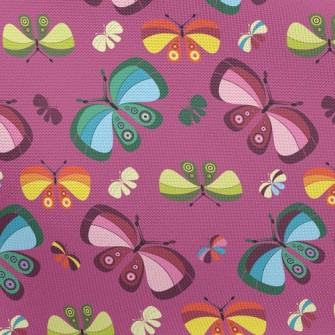 Beautiful Butterfly Family Pongee