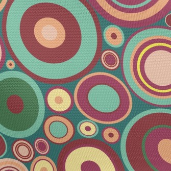 Overlapping Dots Pongee