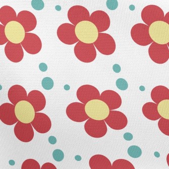 Vibrant Little Flower Pongee