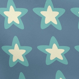 Two-Color Stacked Stars Pongee