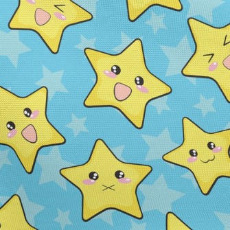 Cute Emoticon Star Pongee