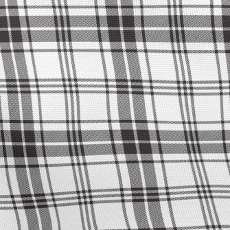 Black And White Plaid Pattern Pongee