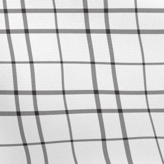 Black And White Plaid Pattern Pongee