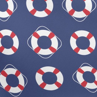 Red And White Lifebuoy Pongee