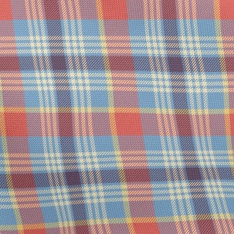 Red And Blue Plaid Pattern Pongee