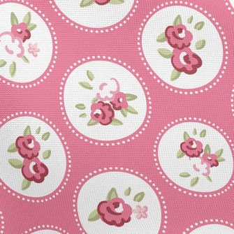 Circle Protects Roses Pongee