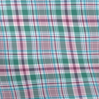 Contrasting Classic Check Pongee