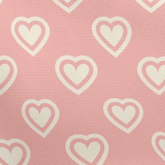 Mini Double Heart Pongee