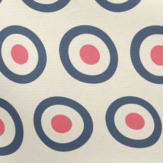 Circle Of Red Hearts Pongee