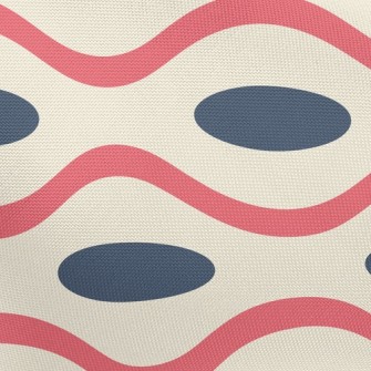 Polka Dot Wave Pongee