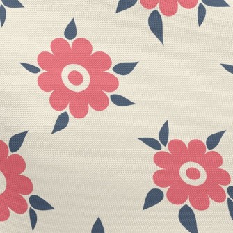 Small Beautiful Flowers Pongee