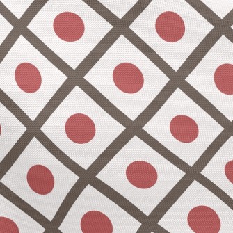 Checkered Dots Pongee
