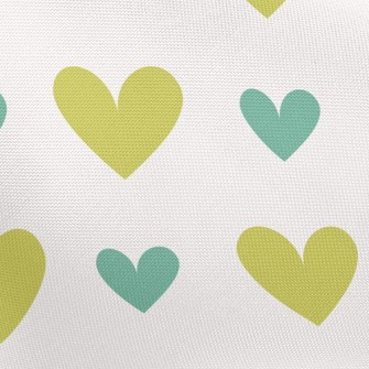 Big And Small Hearts Pongee