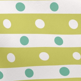 Polka Dot Horizontal Stripes Pongee