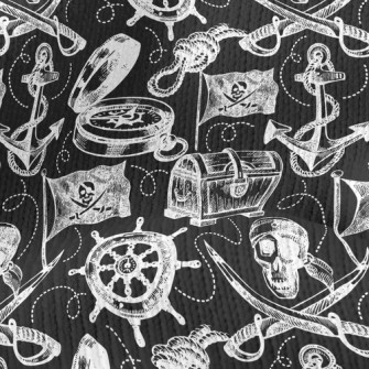 Skull Treasure Stretch Jersey