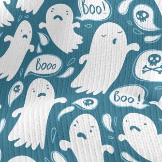 Floating Cute Ghost Stretch Jersey