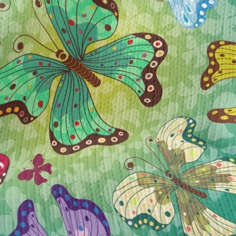 Colorful Butterflies Stretch Jersey