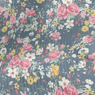 Colorful Flowers Stretch Jersey