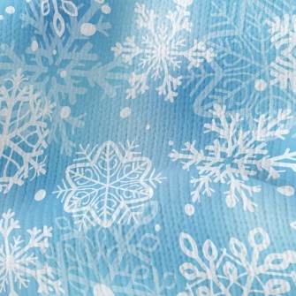 Snowflakes Stretch Jersey