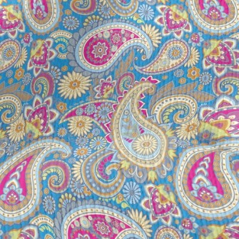 Bright Color Swirls Stretch Jersey