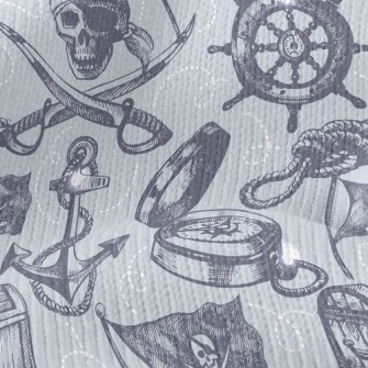 Skeleton Pirate Treasure Stretch Jersey