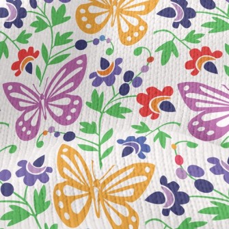 Flying Butterflies Stretch Jersey