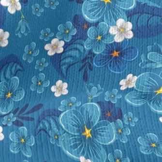 Cool Color Flower Stretch Jersey