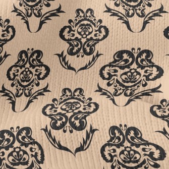 Chinese Style Flower Stretch Jersey