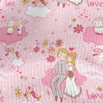 Couple In Love Stretch Jersey