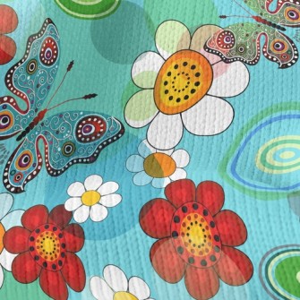 Beautiful Flowers Stretch Jersey