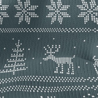 Christmas Moose Stretch Jersey