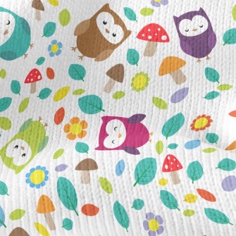 Playful Owl Stretch Jersey