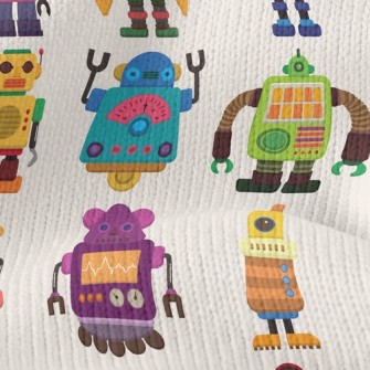 Various Robots Stretch Jersey