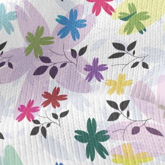 Colorful Flowers Stretch Jersey