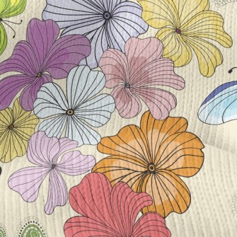 Colorful Butterfly Stretch Jersey