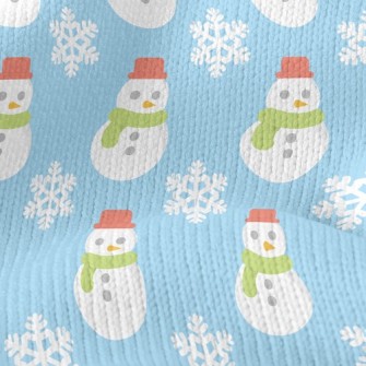 Cute Snowman Stretch Jersey