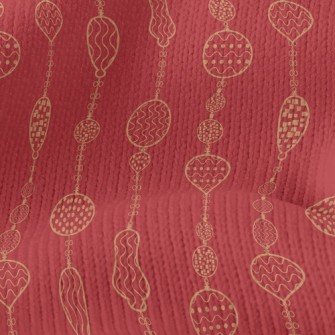 Retro Festive Lantern Stretch Jersey